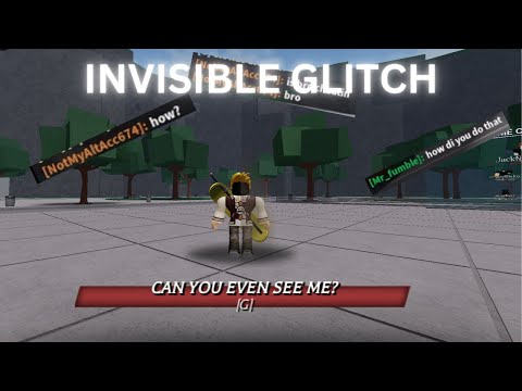 Trolling with Sonic's INVISIBLE GLITCH... | Roblox The Strongest Battlegrounds
