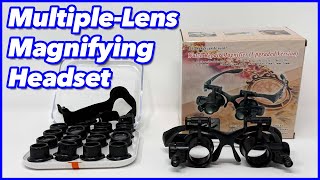mlogiroa Head Mount Magnifying Glasses