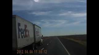 preview picture of video 'let the semi truck move over before passing him.'
