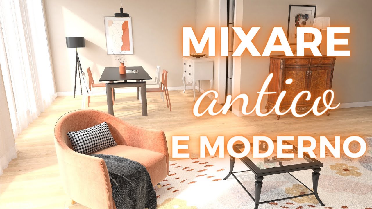Come mixare antico e moderno in casa
