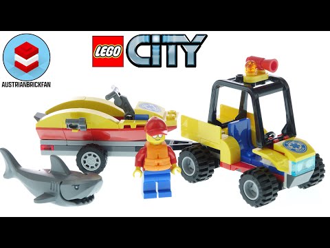 Vidéo LEGO City 60286 : Le Tout-Terrain de secours de la plage