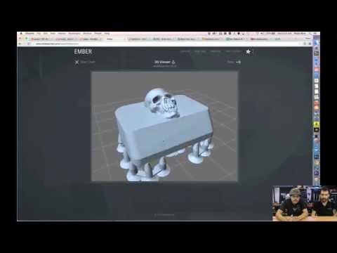 Ember Prints + DIY Gamepad - 3D Hangouts