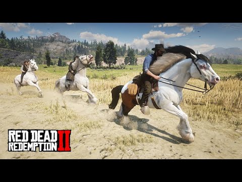 Precisei FUGIR DE CASA com a FAMÍLIA e levar os cavalos mais valiosos - Red Dead Redemption 2