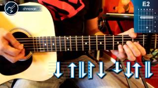 Cómo tocar &quot;Abrázame&quot; de Camila en Guitarra Acústica (HD) Tutorial - Christianvib