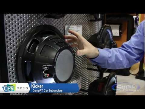 Kicker 12" Shallow-Mount CompRT122 (40CWRT122)-video