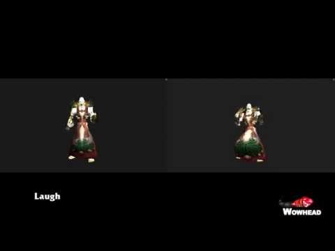 Warlords of Draenor Male Undead New Character Model Animations