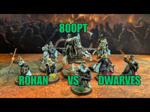 Army of Edoras vs Battle of Five Armies 800pt MESBG Battle Report