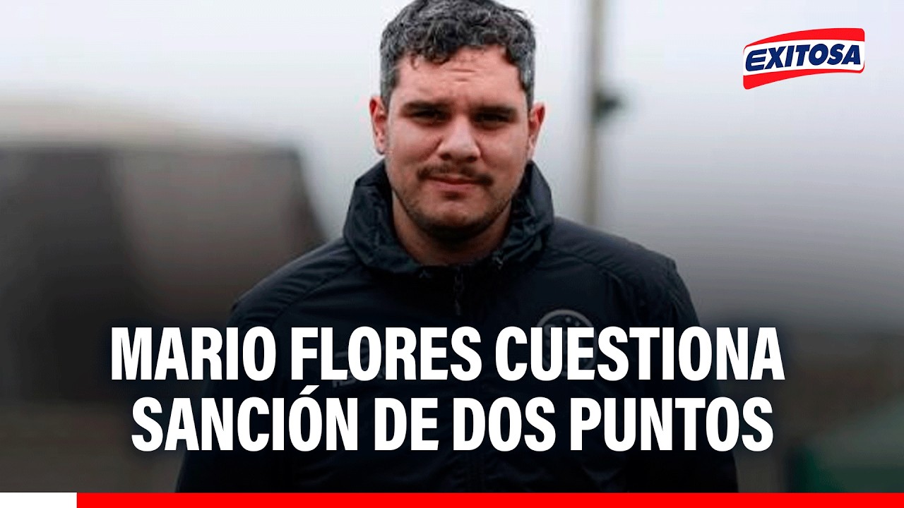 🔴🔵 Sport Boys: Mario Flores cuestiona rechazo de apelación por resta de dos puntos