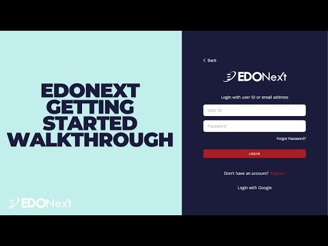 Edonext Getting Started Walkthrough