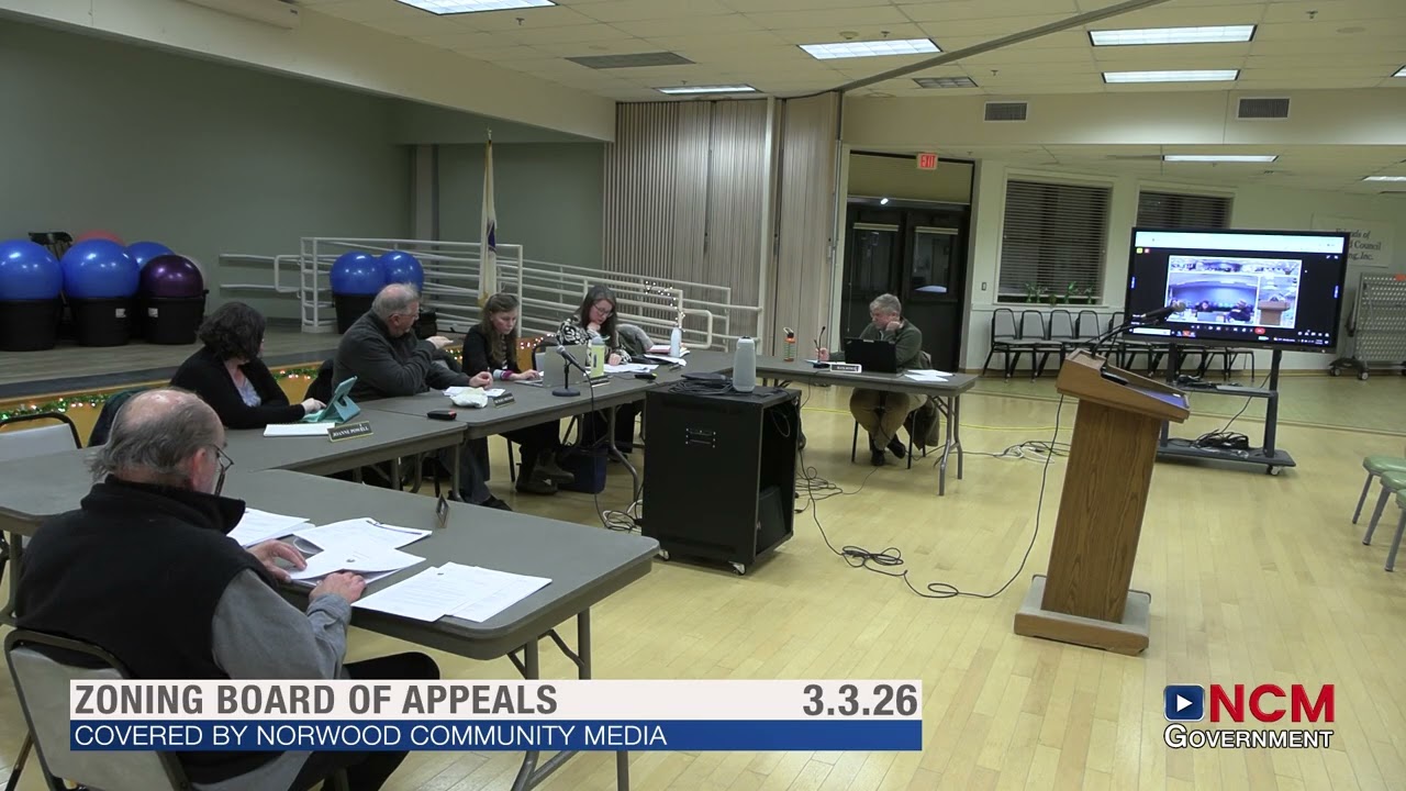 From the Zoning Hearing Board