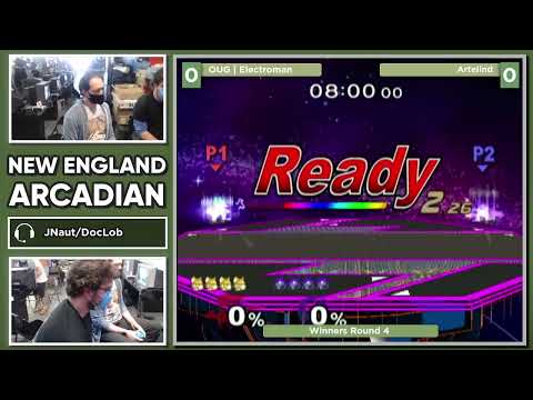 NE Melee Arcadian 8 - OUG | Electroman (Fox) vs. Artelind (Samus) - Melee WR4