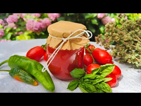 La Salsa passata di pomodoro ricetta calabrese della nonna
