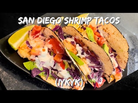SAN DIEGO SHRIMP TACOS