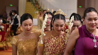 Beautiful Khmer Traditional Wedding | ពិធីច្រៀងបើកវាំងនន និង ដកដាវ​​ បើកទៀប