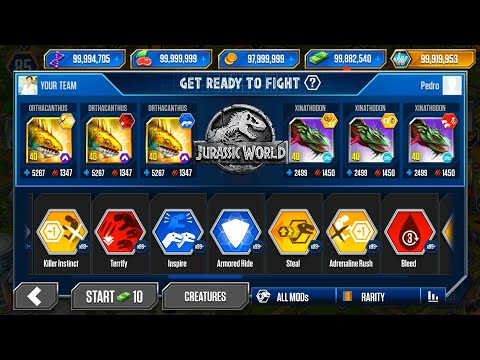DOLICHORHYNCHOPS PACK (PVP) SUPER MODs (999+) - JURASSIC WORLD THE GAME