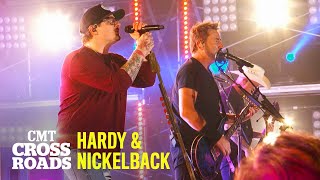 HARDY &amp; Nickelback Perform &quot;How You Remind Me&quot; | CMT Crossroads