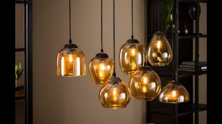 luminaire suspension verre