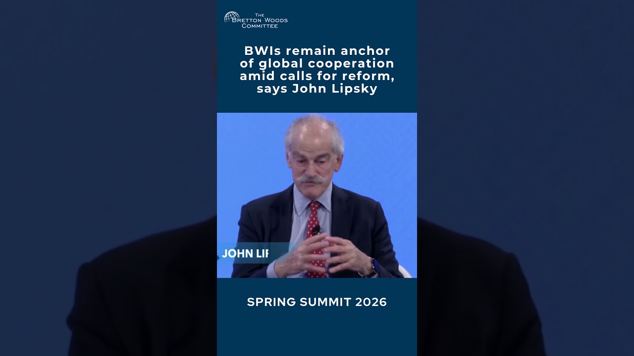 BWIs remain anchor of global cooperation amid calls for reform, says John Lipsky