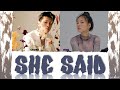 CRUSH 크러쉬 ft. BIBI - "SHE SAID" (Color Coded Lyrics Han/Rom/Eng/가사)