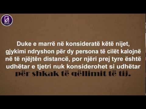 Të konsideruarit udhëtar, udhëtimi dhe kushtet e tij - Imam Albani