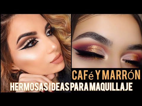 MAQUILLAJES PARA INVIERNO TONOS CAFE Y MARRÓN #MAKEUP #TRENDSMAKEUP #MAQUILLAJECAFE