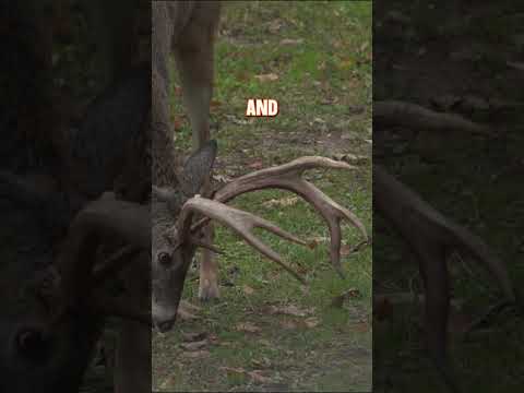 What causes antler asymmetry?🦌 #deer #deerhunting #biology