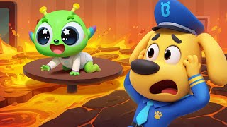 The Floor Is Lava | Magic Box Adventure | Kids Cartoon | Sheriff Labrador
