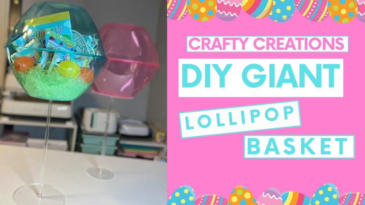 DIY Giant Lollipop Easter Basket  | Affordable & Fun Gift Idea!