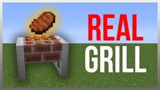 Minecraft 1.12: Redstone Tutorial - Working Grill!