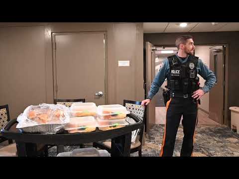 Hackettstown PD Food Giveaway