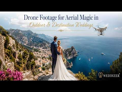 Drone Wedding Footage Ideas That Will Make Your Destination Wedding Look Cinematic!