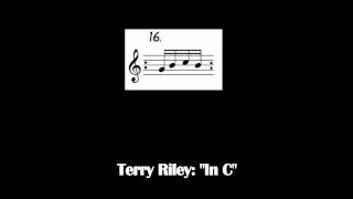 Terry Riley: "IN C" (1/2 motifs  1 à 24) practice