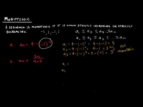 9.1 Supplement - Monotonic and Bounded Sequences