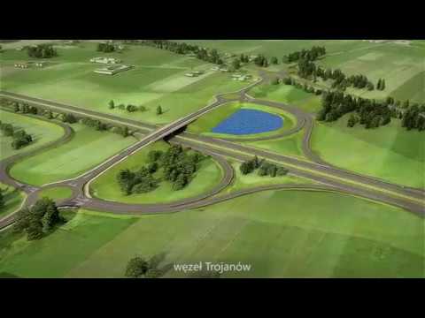 Wizualizacja S17 Gończyce - granica województw