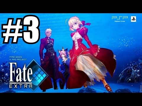 Fate/Extra Gameplay Walkthrough Part 3(Caster)