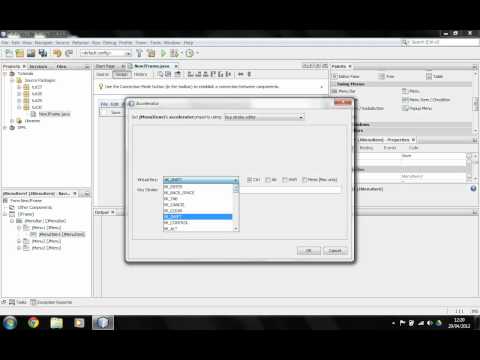 Java Tutorial Using Jmenubar Session 30