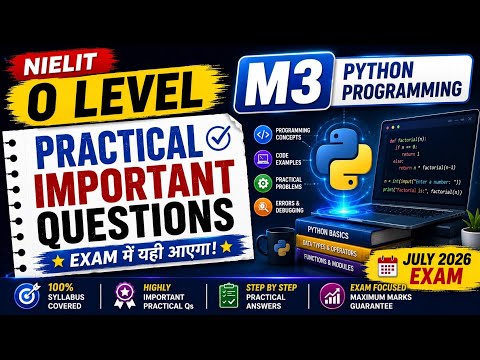 Python O Level Practical 2025python O Level Full Class