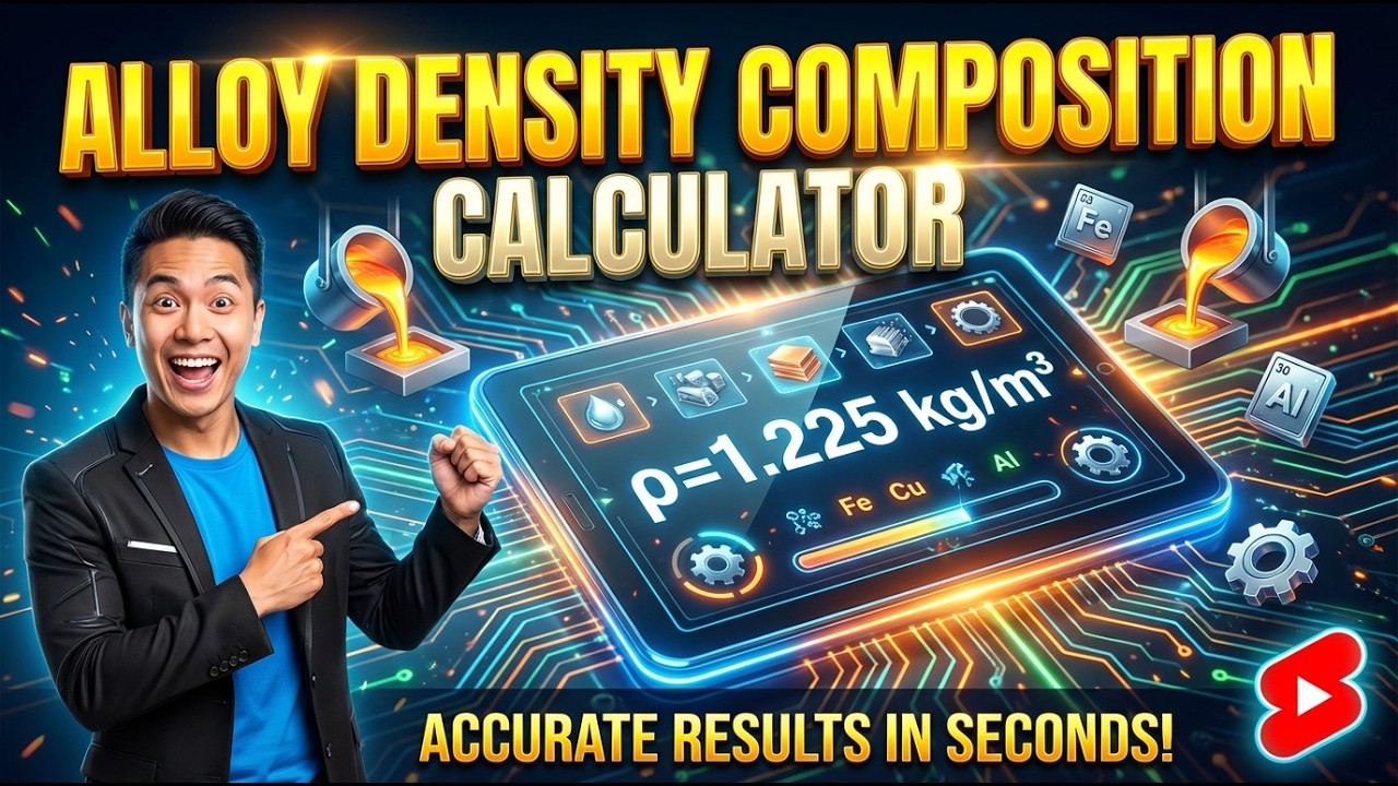Alloy Density Composition Interactive Calculator