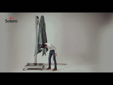 Solero® Fuerto Pro – Ampelschirm für die Gastronomie – 3x3m