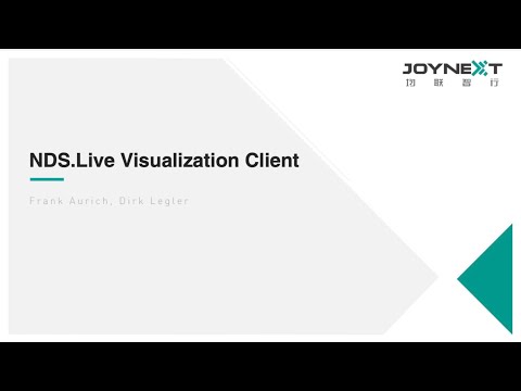 2nd NDS Public Conference 2020 - Joynext NDS.Live Visualization Client