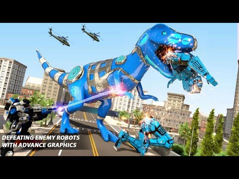 Dino Robot Car Game Dinosaur Robot Transform hero