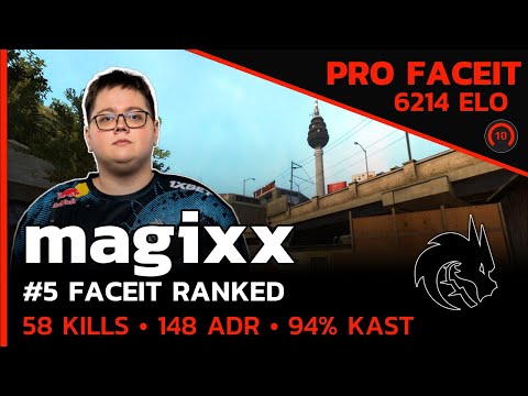 magixx Spirit with 58 kills!🔥 (OVERPASS) FACEIT LVL 10 / CSGO POV / Jul 7, 2023