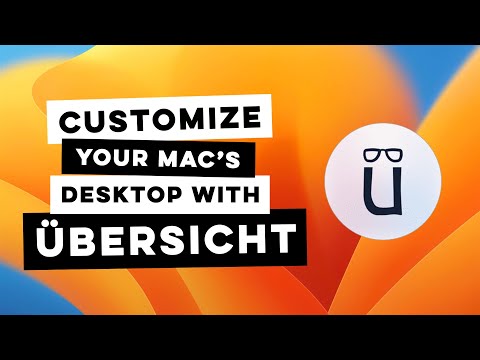 This is How to Customize Your Mac Desktop with Übersicht
