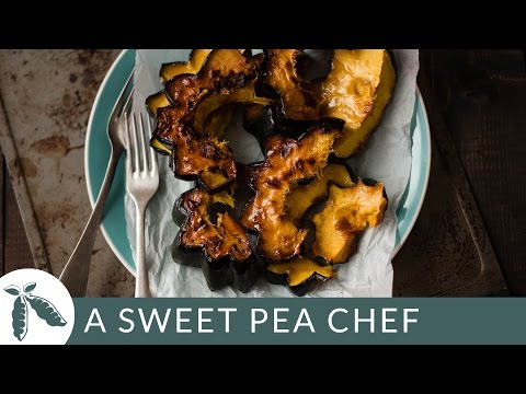 Roasted Acorn Squash - Easy Side Dish | A Sweet Pea Chef