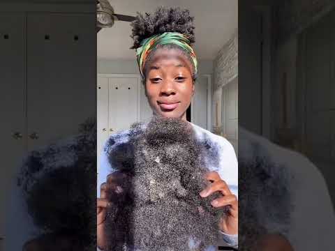 How much hair I lost after taking down my knotless braids