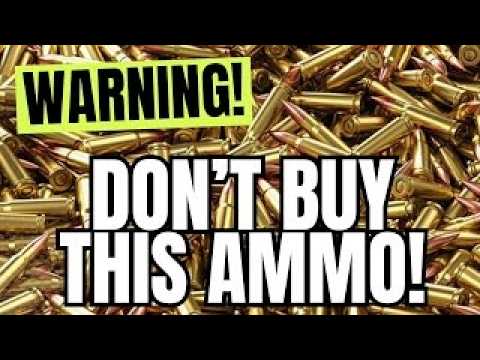 WARNING! Don't Buy THIS Ammo!!