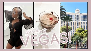 TRAVEL VLOG #2 | LET'S GO TO VEGAS! | GIRL'S TRIP TO VEGAS 2021 | Andrea Renee