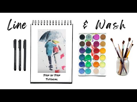 How To Paint In Line & Wash - A Beginners Guide