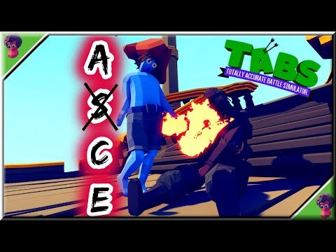 TABS - Halfling ate Devil Fruit! Portgas H. Ace vs Every Unit+Bonus(1/2) - TABS Original Mods