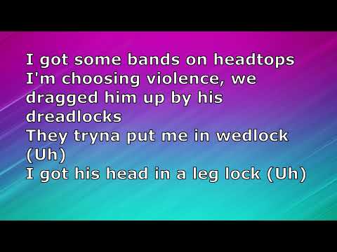 LUCIANO ft. BIA & AITCH - BAMBA [ LYRIC VIDEO ]